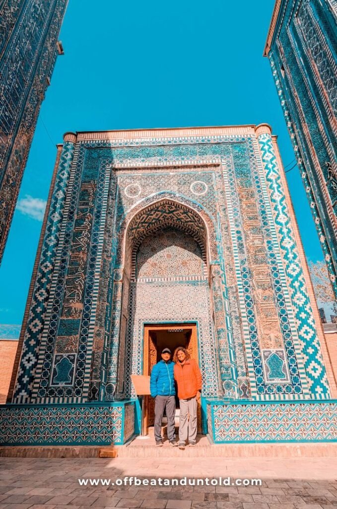 Shah-i-Zinda Necroplis Complex at Samarkand Uzbekistan